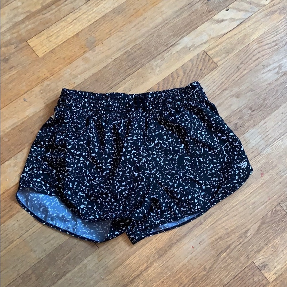 Athletic splatter shorts